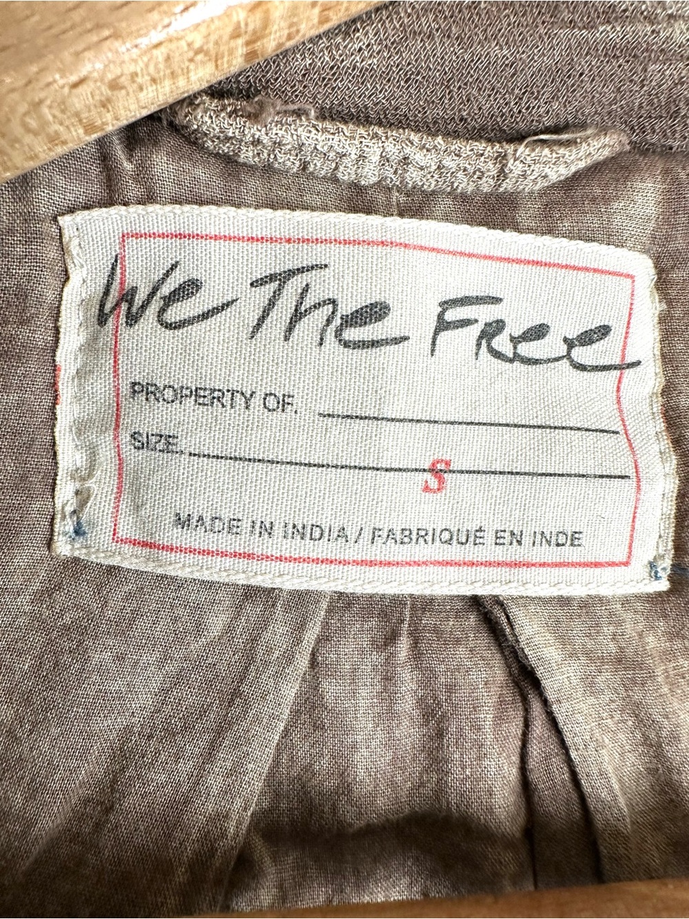 We the Free Luna Cozy Bomber Jacket Distressed Brown - Picture 10 of 16